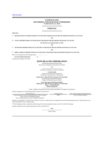 Thumbnail Zepp Health 20-F Annual Report 2024