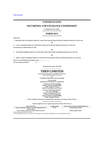 Thumbnail The9 20-F Annual Report 2024