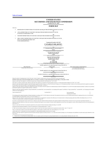 Thumbnail Canadian Solar
 20-F Annual Report 2024