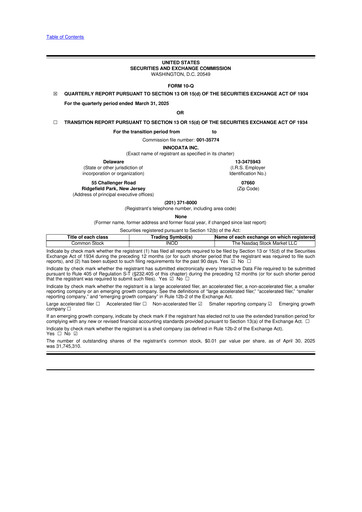 Thumbnail Innodata 10-Q Quarterly Report FY2025 