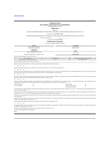 Thumbnail TechPrecision 10-K Annual Report 2025