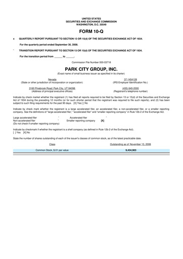 Miniature ReposiTrak 10-Q Rapport trimestriel  
