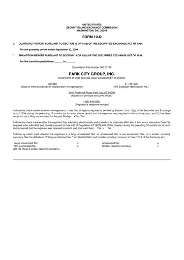 Miniature ReposiTrak 10-Q Rapport trimestriel  