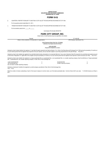 Miniature ReposiTrak 10-Q Rapport trimestriel  