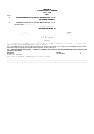 Thumbnail VistaGen Therapeutics
 10-Q Quarterly Report FY2016 