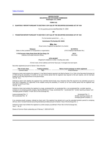 Thumbnail iBio 10-Q Quarterly Report FY 