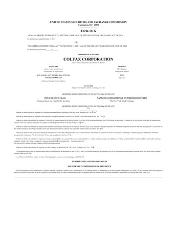 Thumbnail Enovis 10-K Annual Report 2013