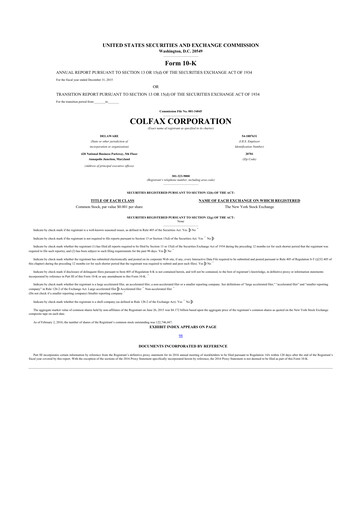 Thumbnail Enovis 10-K Annual Report 2015