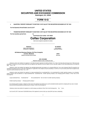 Thumbnail Enovis 10-Q Quarterly Report FY2017 