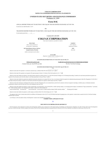 Thumbnail Enovis 10-K Annual Report 2017