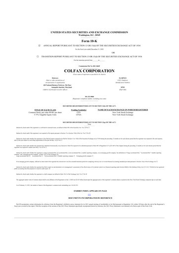 Thumbnail Enovis 10-K Annual Report 2020