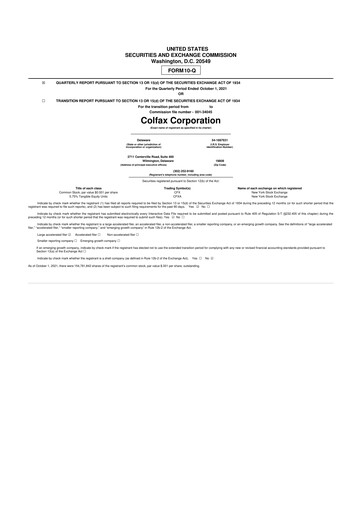 Thumbnail Enovis 10-Q Quarterly Report FY2021 