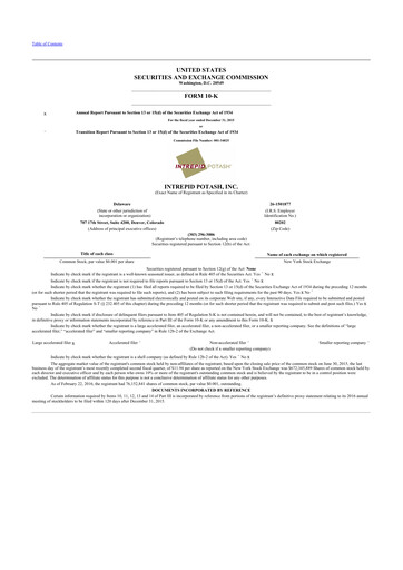 Vorschaubild Intrepid Potash
 10-K Jahresbericht 2015
