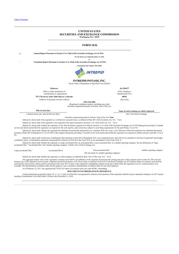 Vorschaubild Intrepid Potash
 10-K Jahresbericht 2016