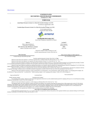 Vorschaubild Intrepid Potash
 10-K Jahresbericht 2018