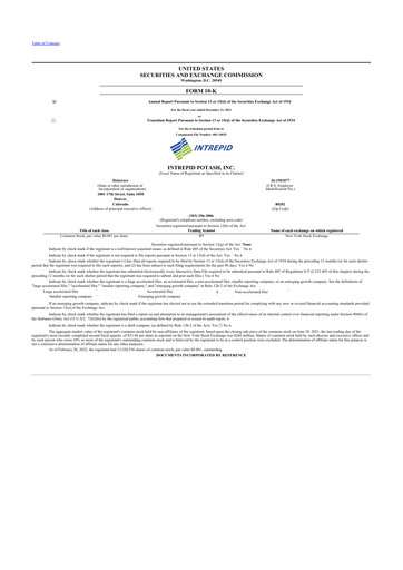 Vorschaubild Intrepid Potash
 10-K Jahresbericht 2021