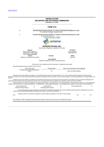 Thumbnail Intrepid Potash
 10-Q Quarterly Report FY2024 