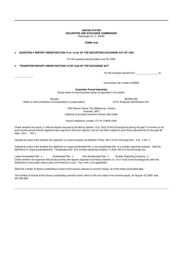 Thumbnail Flux Power 10-Q Quarterly Report FY 