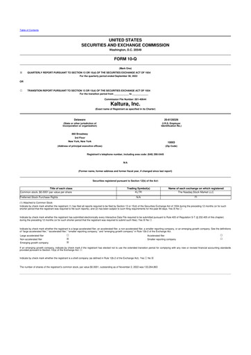 Thumbnail Kaltura 10-Q Quarterly Report FY2022 