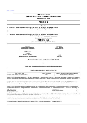 Thumbnail Kaltura 10-Q Quarterly Report FY2024 