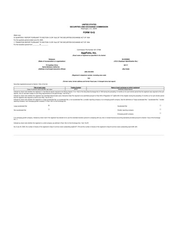Thumbnail AppFolio
 10-Q Quarterly Report FY2025 