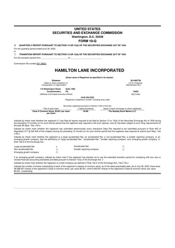 Thumbnail Hamilton Lane 10-Q Quarterly Report FY2024 