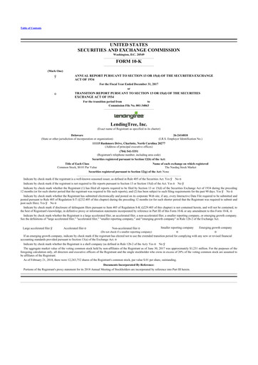 Thumbnail LendingTree 10-K Annual Report 2017