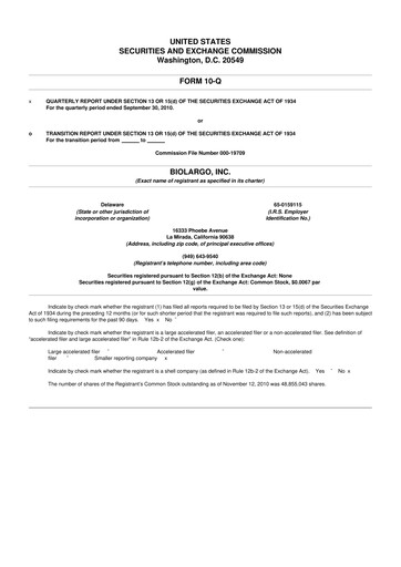 Thumbnail BioLargo 10-Q Quarterly Report FY 