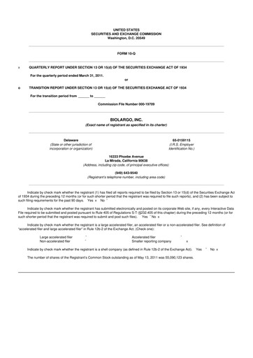 Thumbnail BioLargo 10-Q Quarterly Report FY 