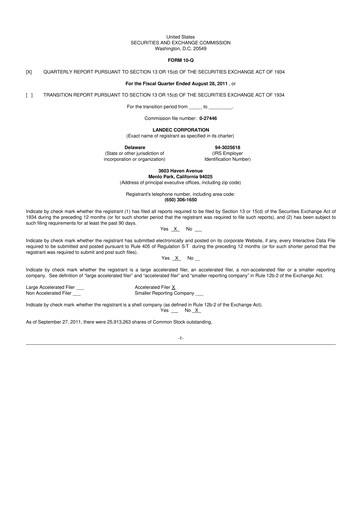 Thumbnail Lifecore Biomedical 10-Q Quarterly Report FY 