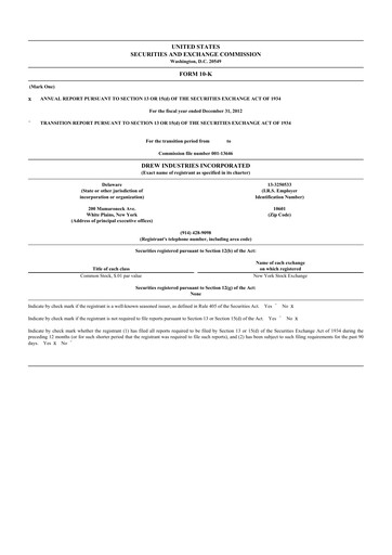 Thumbnail LCI Industries
 10-K Annual Report 2012