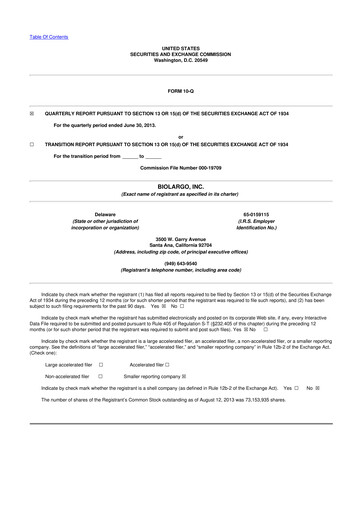 Thumbnail BioLargo 10-Q Quarterly Report FY 