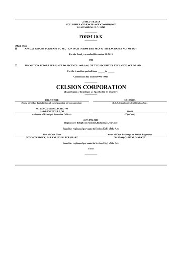 Vorschaubild Imunon 10-K Jahresbericht 2013