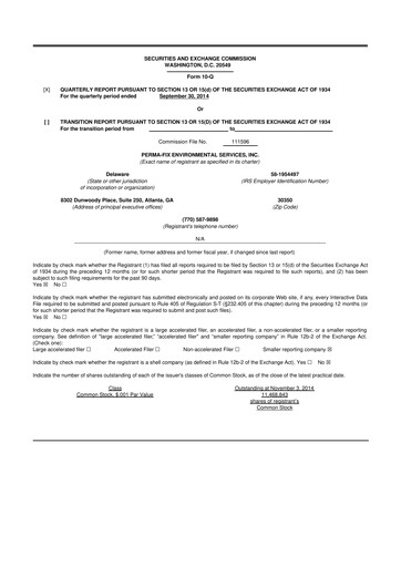 Thumbnail Perma-Fix Environmental Services 10-Q Quarterly Report FY2014 