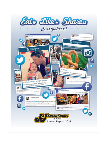 Thumbnail J&J Snack Foods
 10-K Annual Report 2014