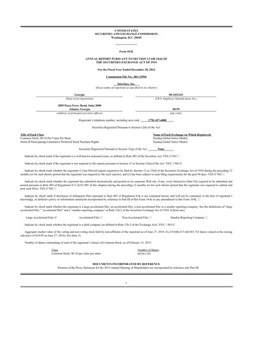 Thumbnail Interface, Inc. 10-K Annual Report 2014