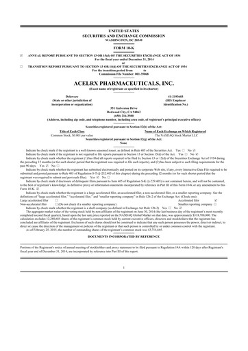 Vorschaubild Talphera 10-K Jahresbericht 2014