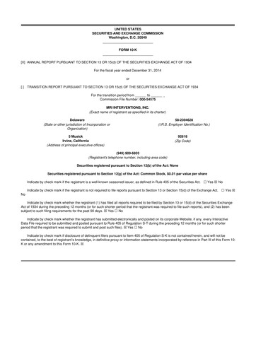 Miniature ClearPoint Neuro 10-K Rapport annuel 2014
