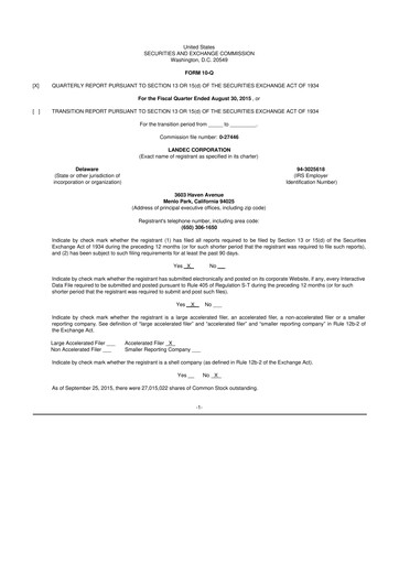 Thumbnail Lifecore Biomedical 10-Q Quarterly Report FY 