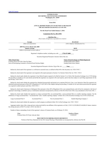 Thumbnail Interface, Inc. 10-K Annual Report 2015