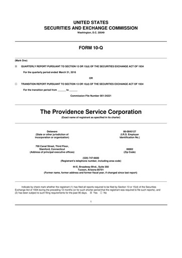 Thumbnail ModivCare 10-Q Quarterly Report FY2016 