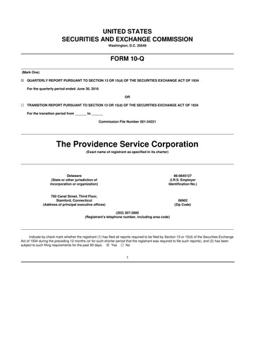 Thumbnail ModivCare 10-Q Quarterly Report FY2016 
