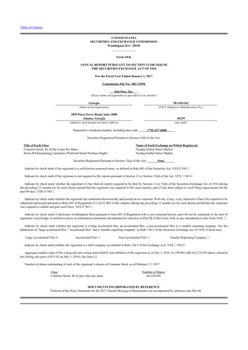 Thumbnail Interface, Inc. 10-K Annual Report 2016