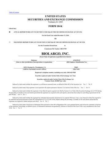 Thumbnail BioLargo 10-K Annual Report 2016