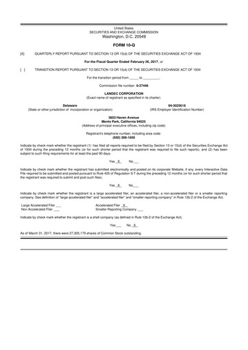 Thumbnail Lifecore Biomedical 10-Q Quarterly Report FY 