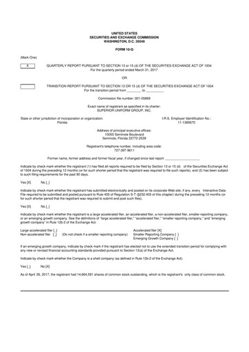 Thumbnail Superior Group of Companies 10-Q Quarterly Report FY2017 
