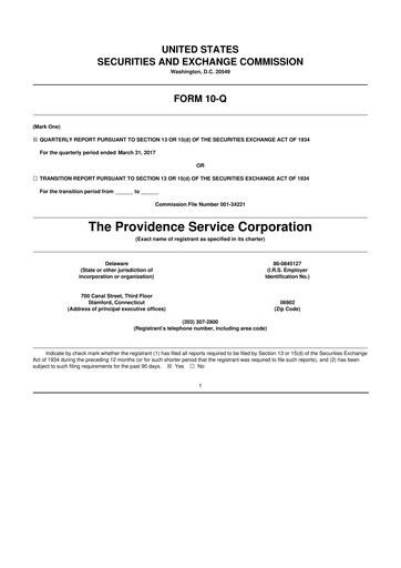 Thumbnail ModivCare 10-Q Quarterly Report FY2017 