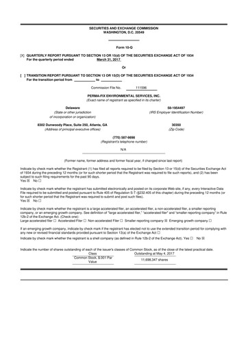 Thumbnail Perma-Fix Environmental Services 10-Q Quarterly Report FY2017 
