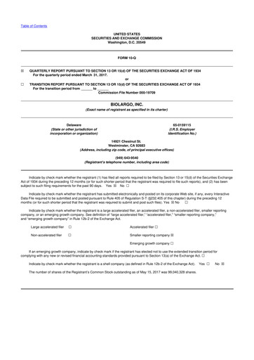 Thumbnail BioLargo 10-Q Quarterly Report FY 