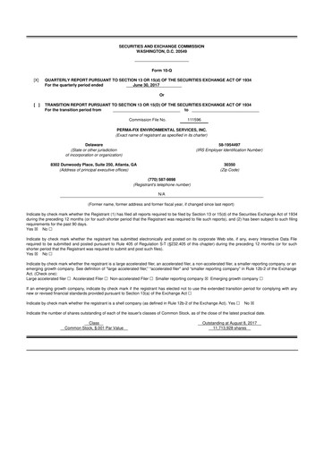 Thumbnail Perma-Fix Environmental Services 10-Q Quarterly Report FY2017 